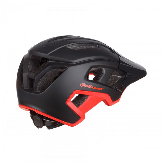 Polisport- MTB MULTIDISCIPLINARY HELMET BLACK - L SIZE