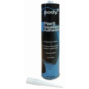 Body Plus Black PU Adhesive Sealent GREY 310ml