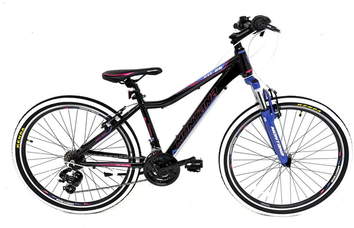 Montana Fitness Black/Pink 26 Wheel 15 Small