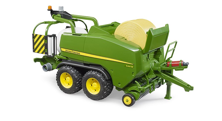 Bruder John Deere C441R round bales press