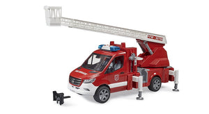 MB Sprinter fire service with turntable ladder, pump and light & sound module