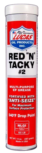 Lucas Red N Tacky Multi Purpose EP Grease (397g)